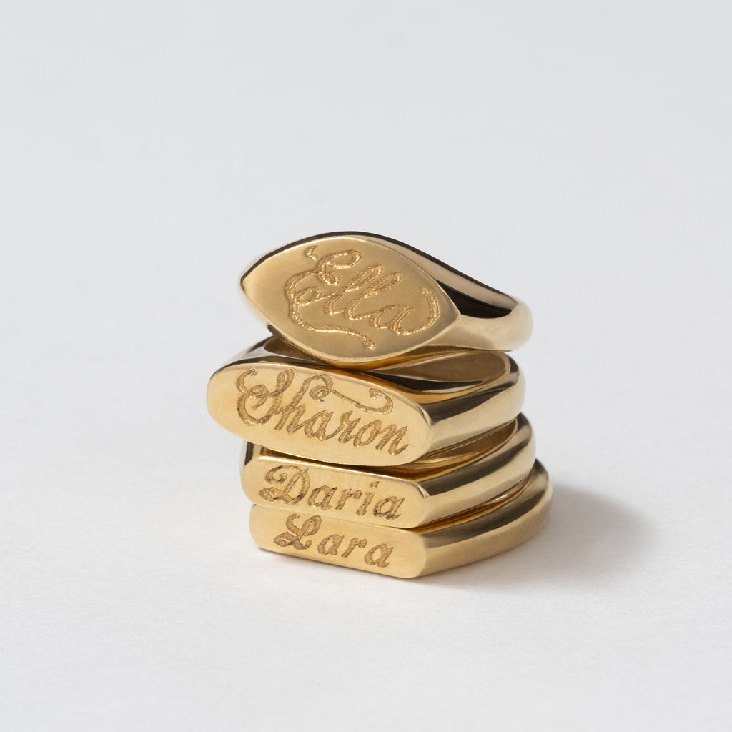 Marquise Signet Ring