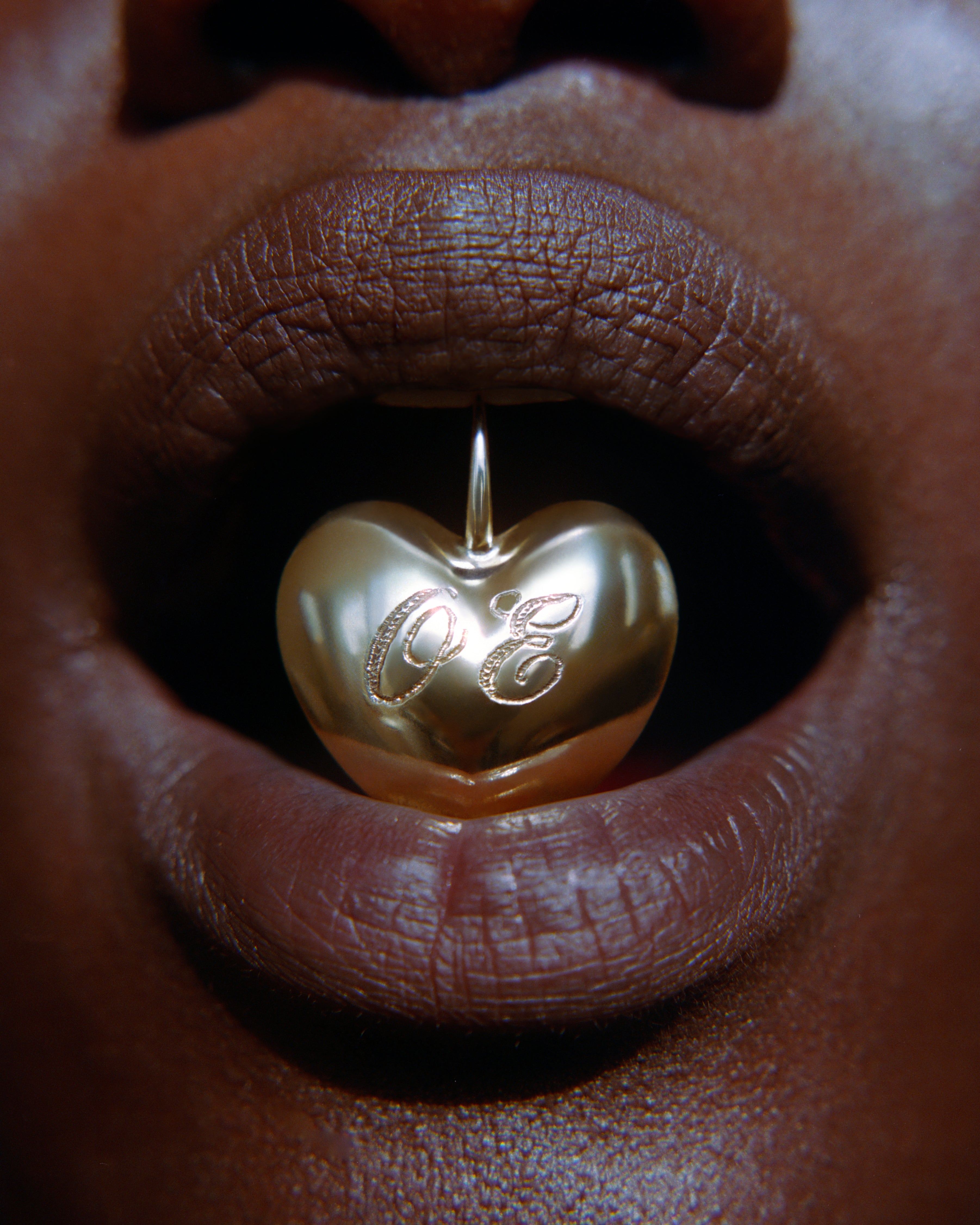 9k Gold Heart Pandent