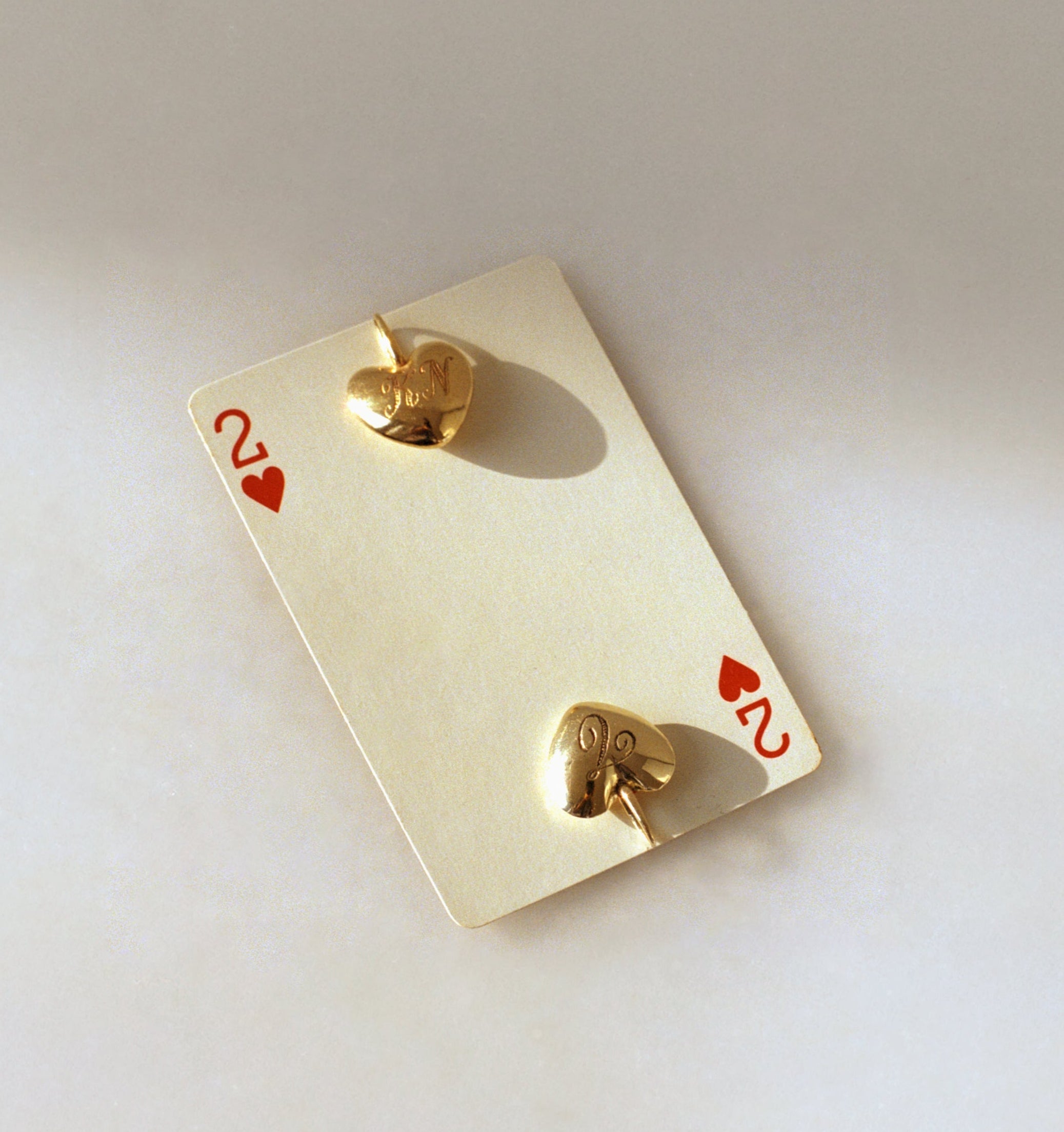 9k Gold Heart Pandent